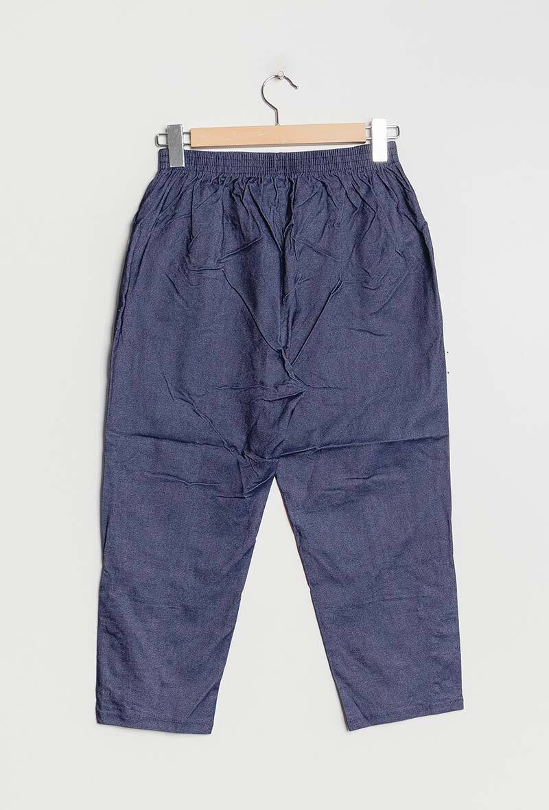 Pantacourt Confort+ bleu