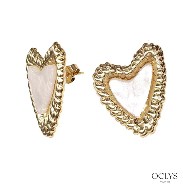 Boucles d'oreilles cœur