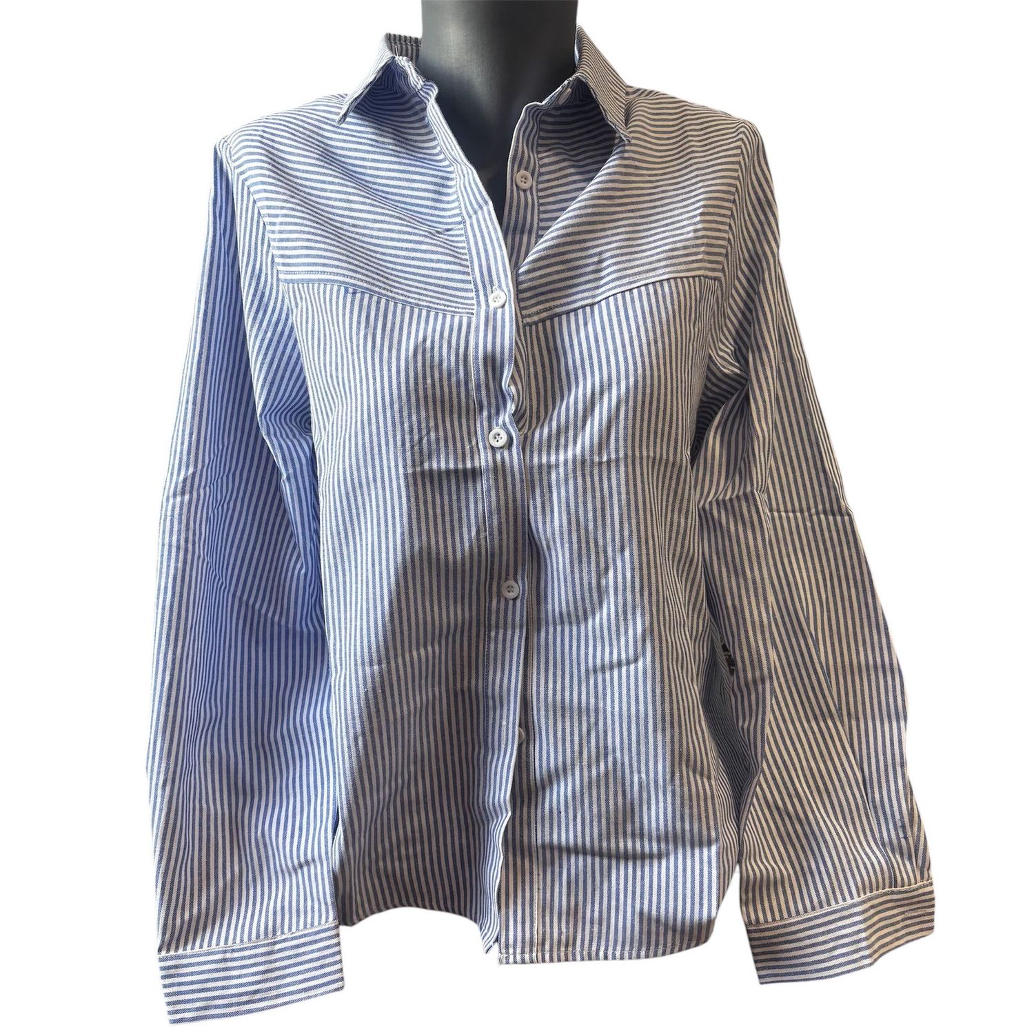 Chemise manches longues rayure