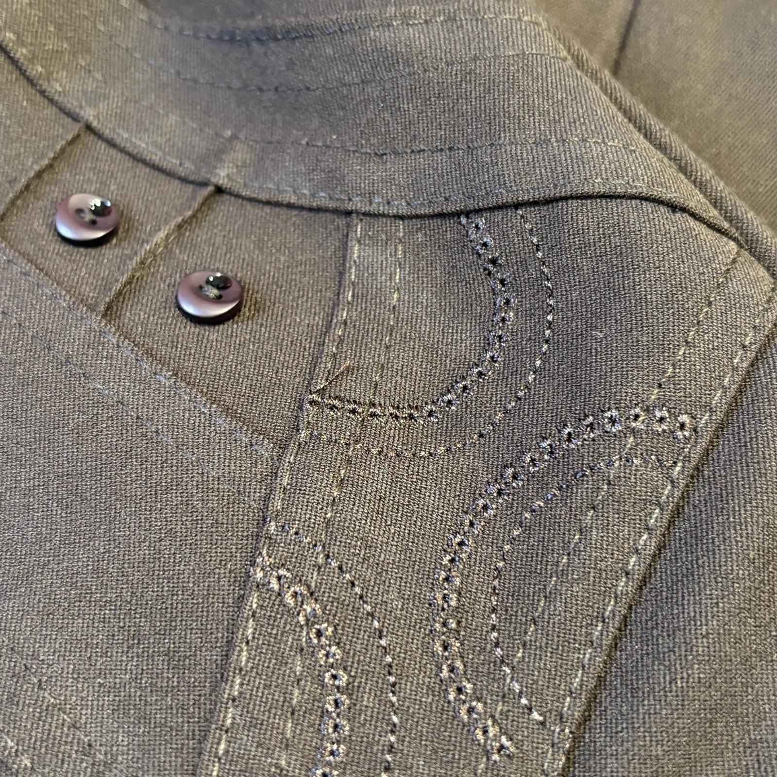 Pantalon hiver taille élastiquée Noir / Marron / Vert / Gris / Prune / Marine