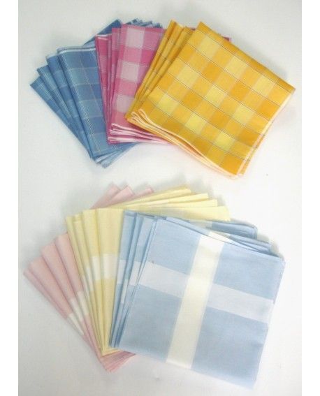 Mouchoirs tissus Homme ( lot de 6 )