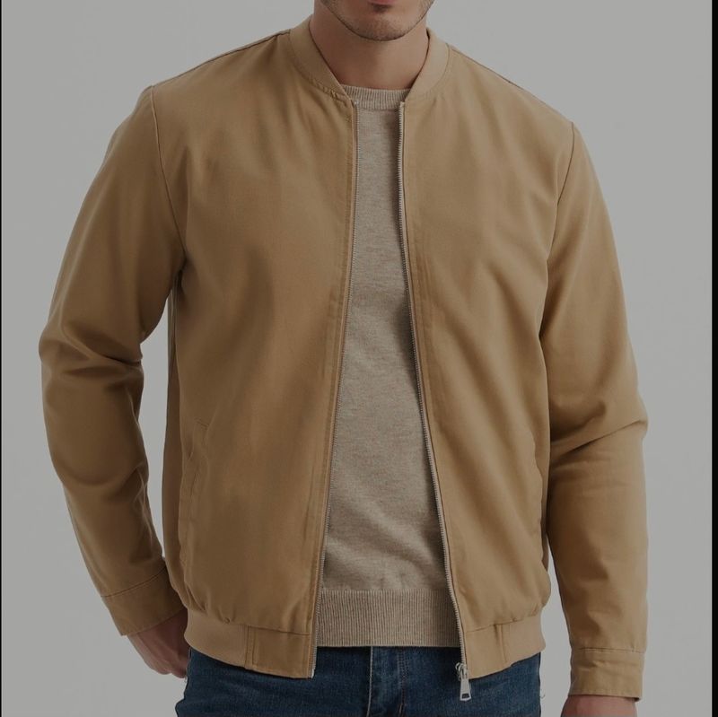Vestes Zippée beige