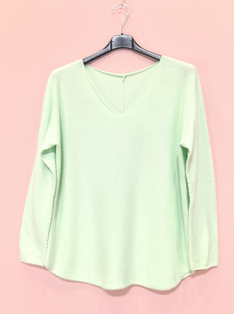 Pull Col V uni 14 coloris