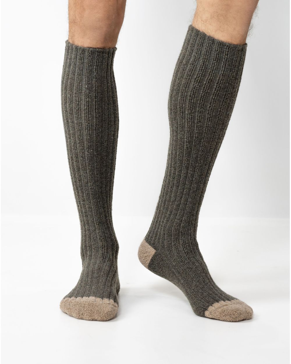 Chaussettes montantes laine