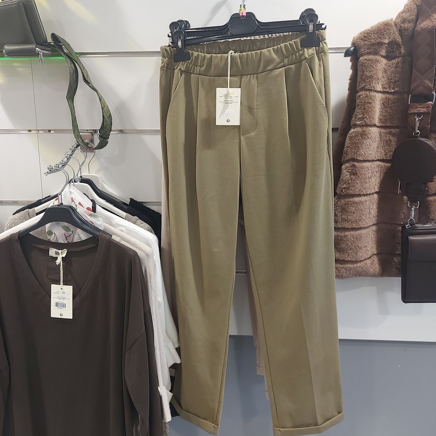 Pantalon taille élastiquée