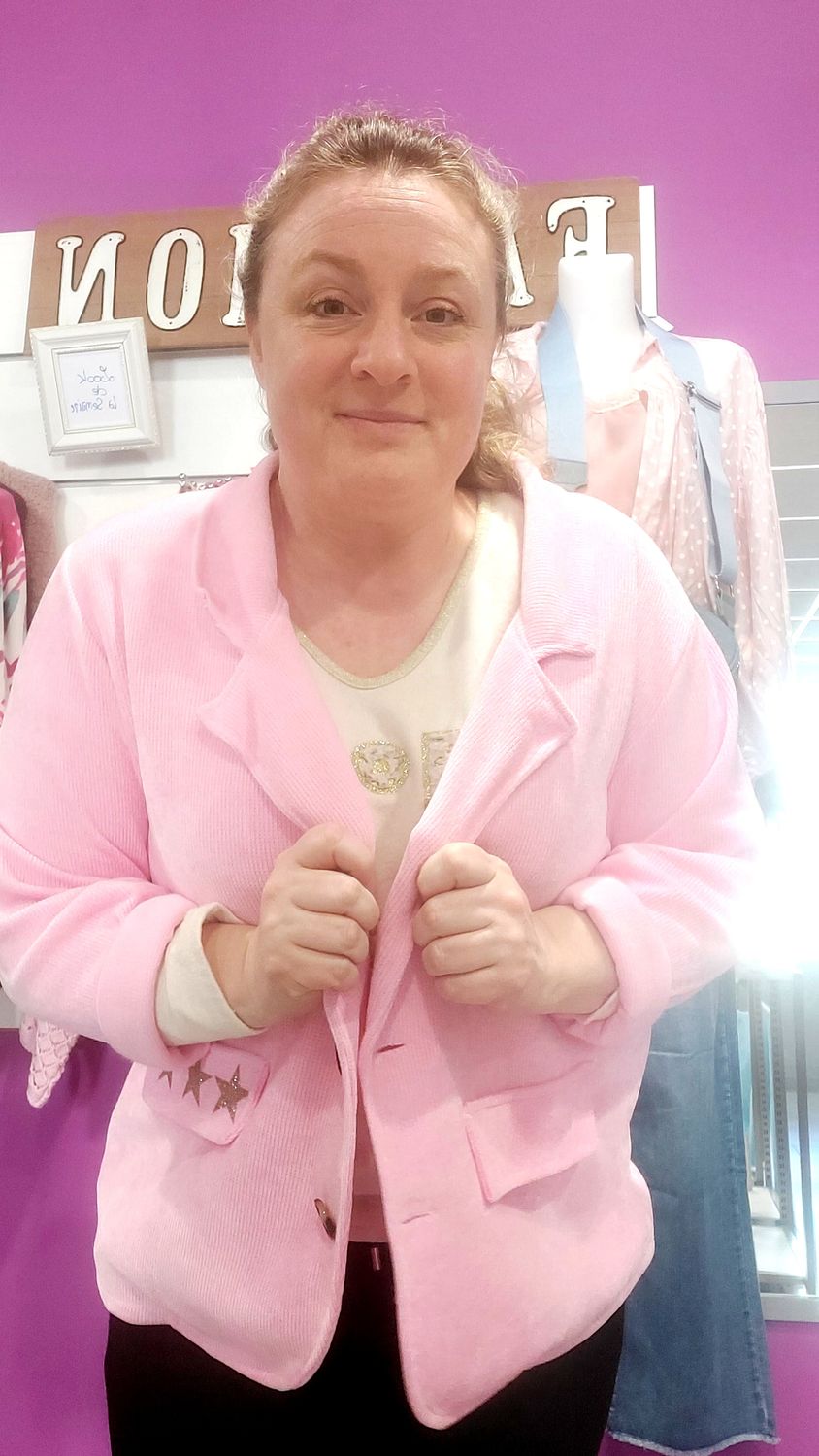 Veste blaser printemps velour