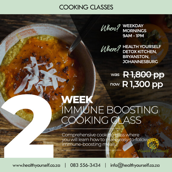 2-Week Immune Boosting Cooking Class 2-Week Immune Boosting Cooking Class