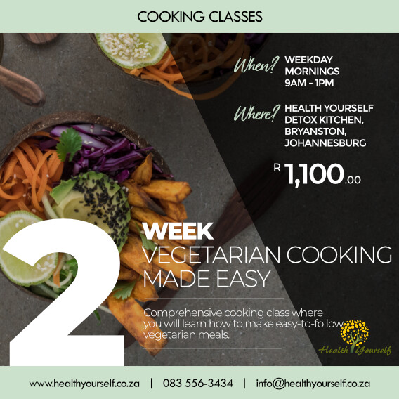2-Week Vegetarian Cooking Class Made Easy 2-Week Vegetarian Cooking Class Made Easy
