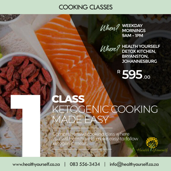 1-Class Ketogenic Cooking Class 1-Class Ketogenic Cooking Class