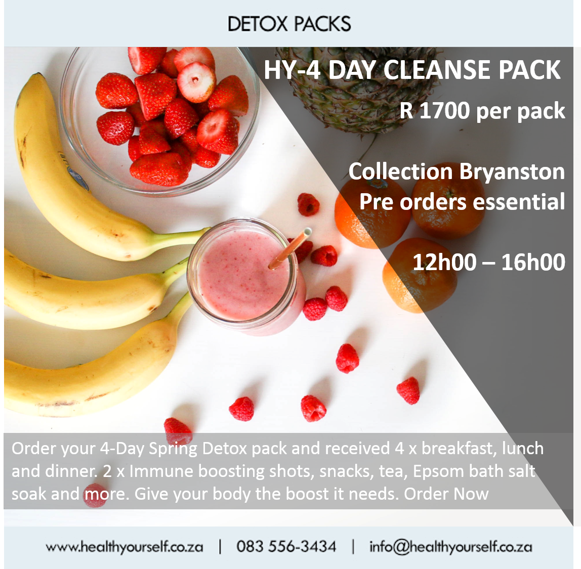 #Trending | 4-Day Spring Detox Packs #Trending | 4-Day Spring Detox Packs