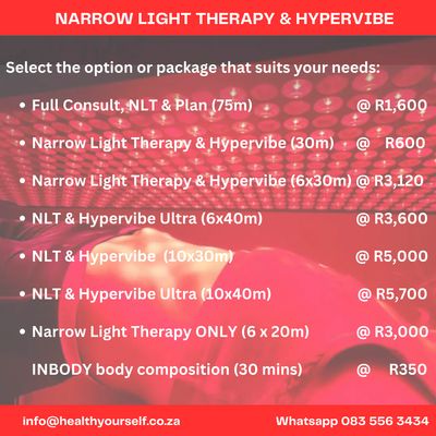 #Narrow Light Therapy & Hypervibe Sessions #Narrow Light Therapy & Hypervibe Sessions