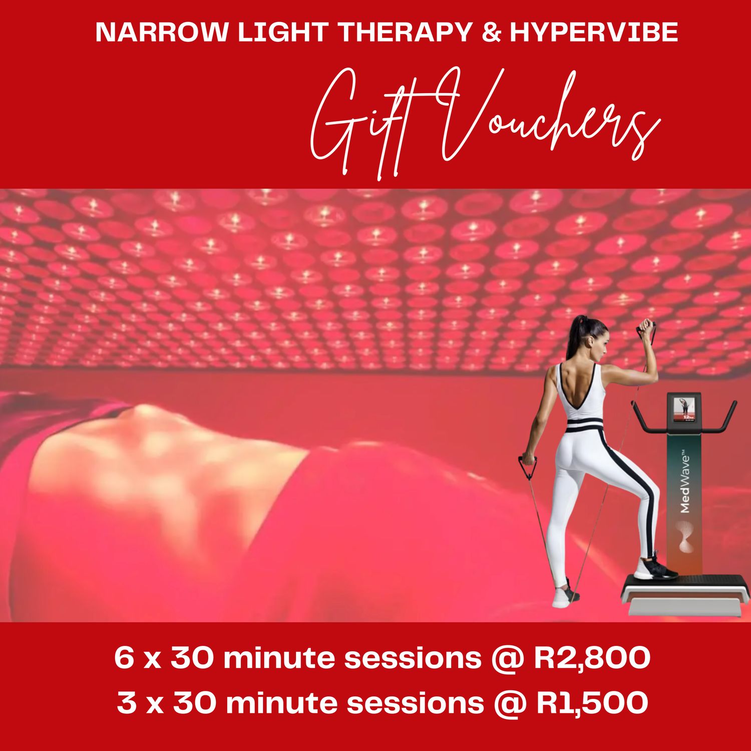 #Narrow Light Therapy &amp; Hypervibe GIFT VOUCHERS