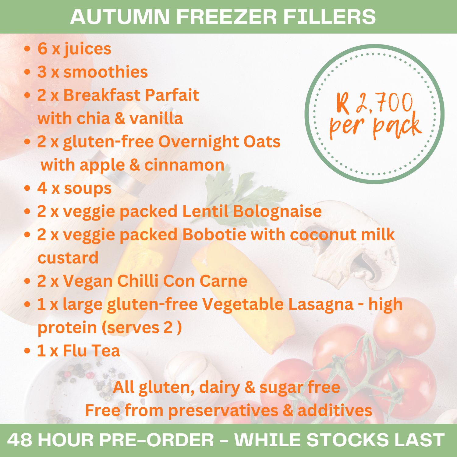 #AUTUMN FREEZER FILLERS