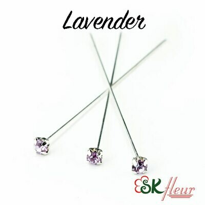 Flower Pins / Lavender