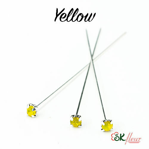 Flower Pins / Yellow