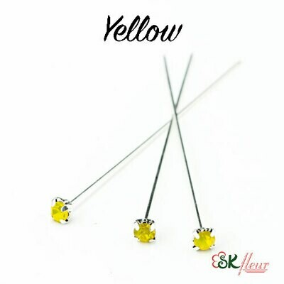 Flower Pins / Yellow