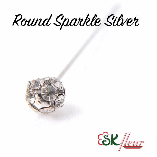 Design Picks / Round Sparkle Silver