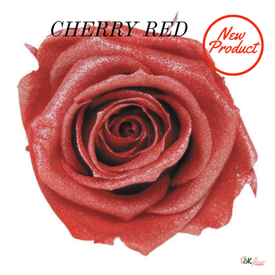 Sparkling Spray Rose / Cherry Red
