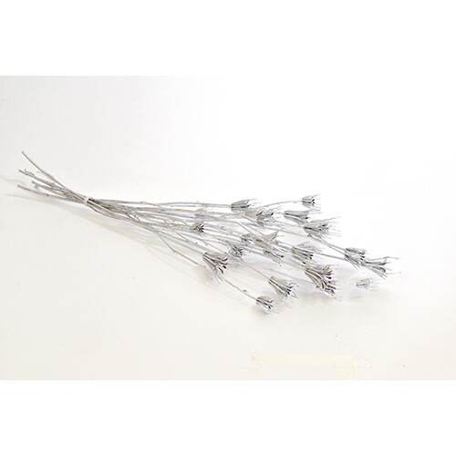 DRIED NIGELLA - BOUQUET - GLITTER SILVER