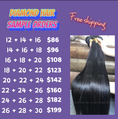 Sample Deals: Diamond Hair 3 Bundles