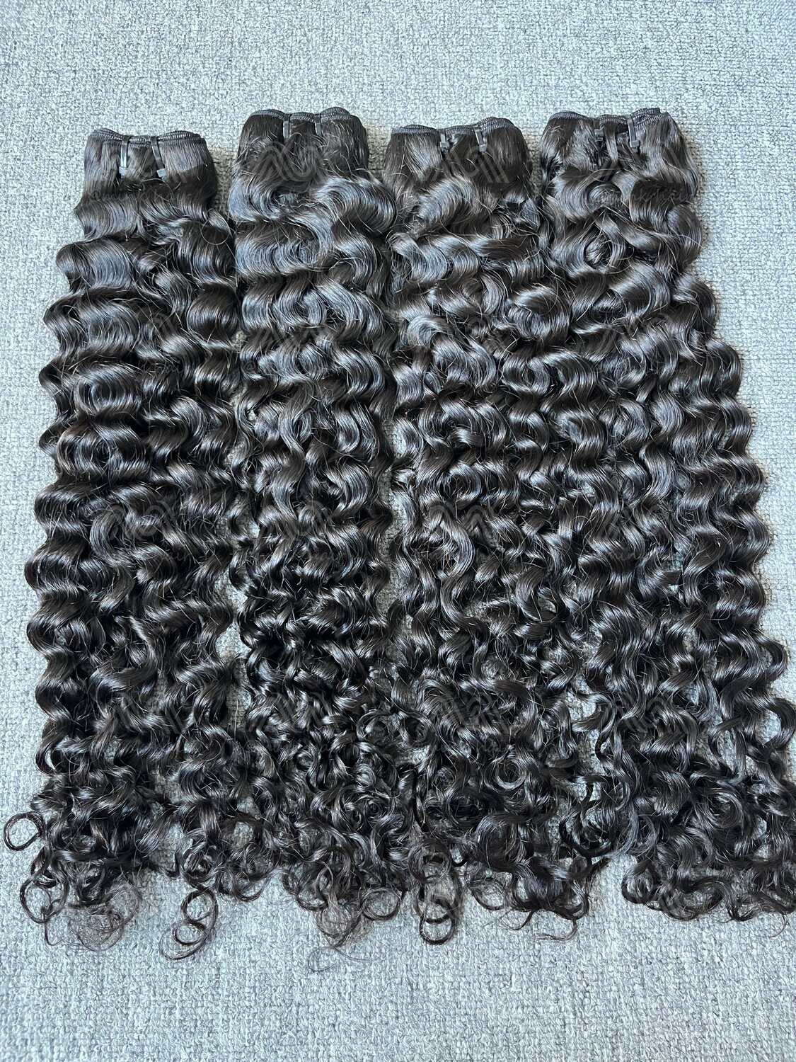 Mink Hair Italian Curly Bundles