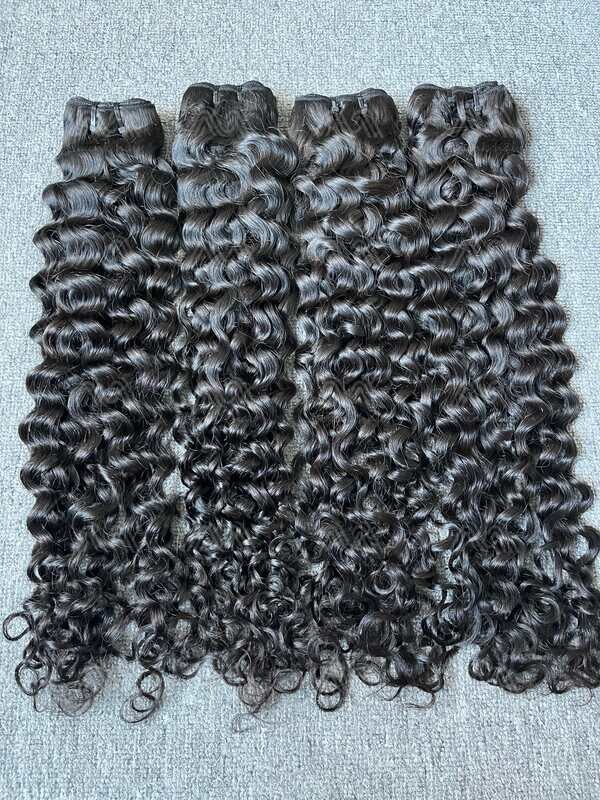 Mink Hair Italian Curly Bundles