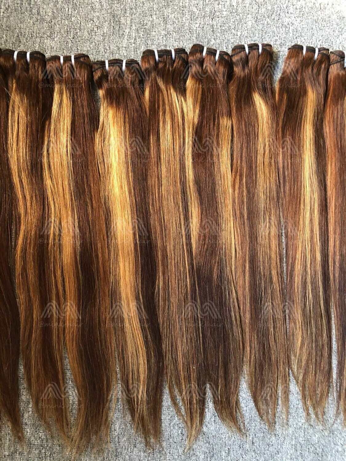 Piano Color Silky Straight Bundles