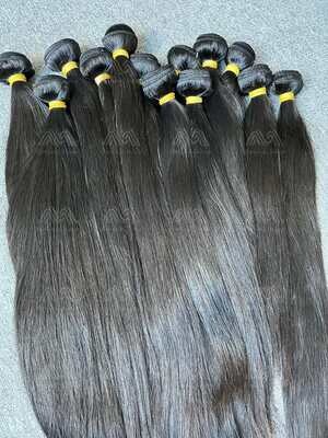 Raw Hair Silky Straight Bundles