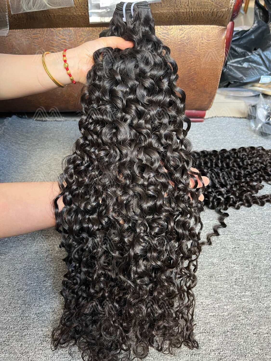 Raw Hair Italian Curly Bundles