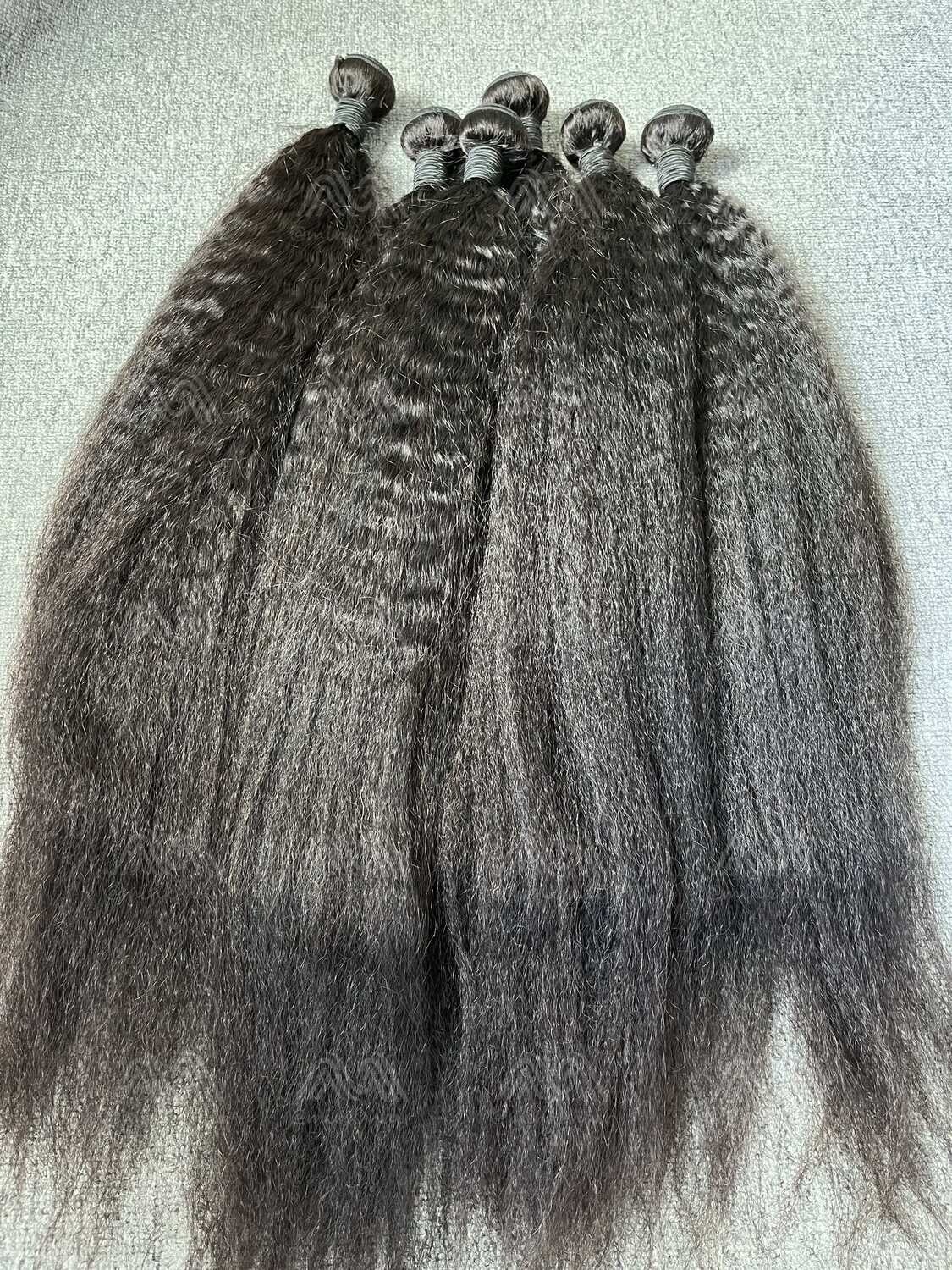 Mink Hair Kinky Straight Bundles