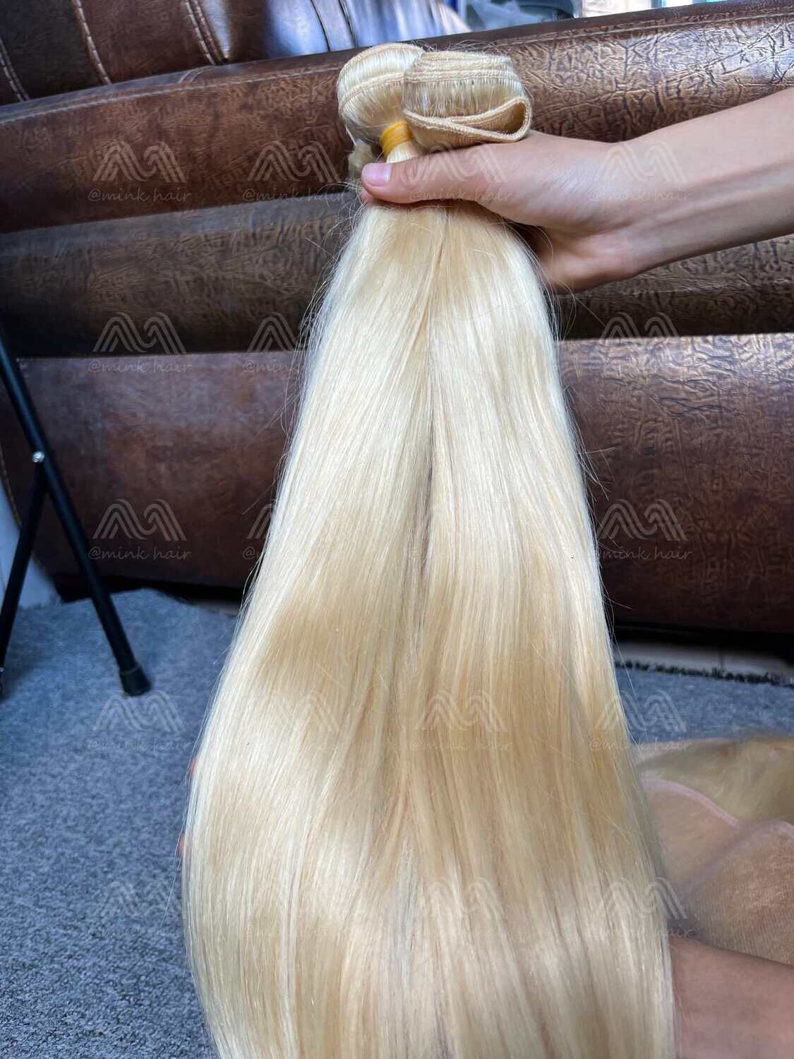 Blonde Hair Silky Straight Bundles