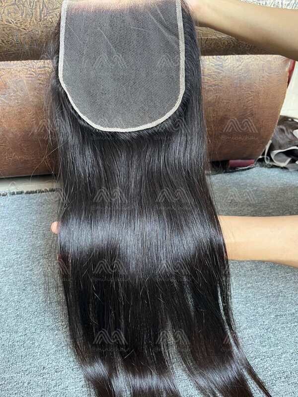 Diamond Hair Straight 5x5 Transparent Closure