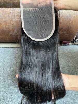 Diamond Hair Straight 4x4 Transparent Closure