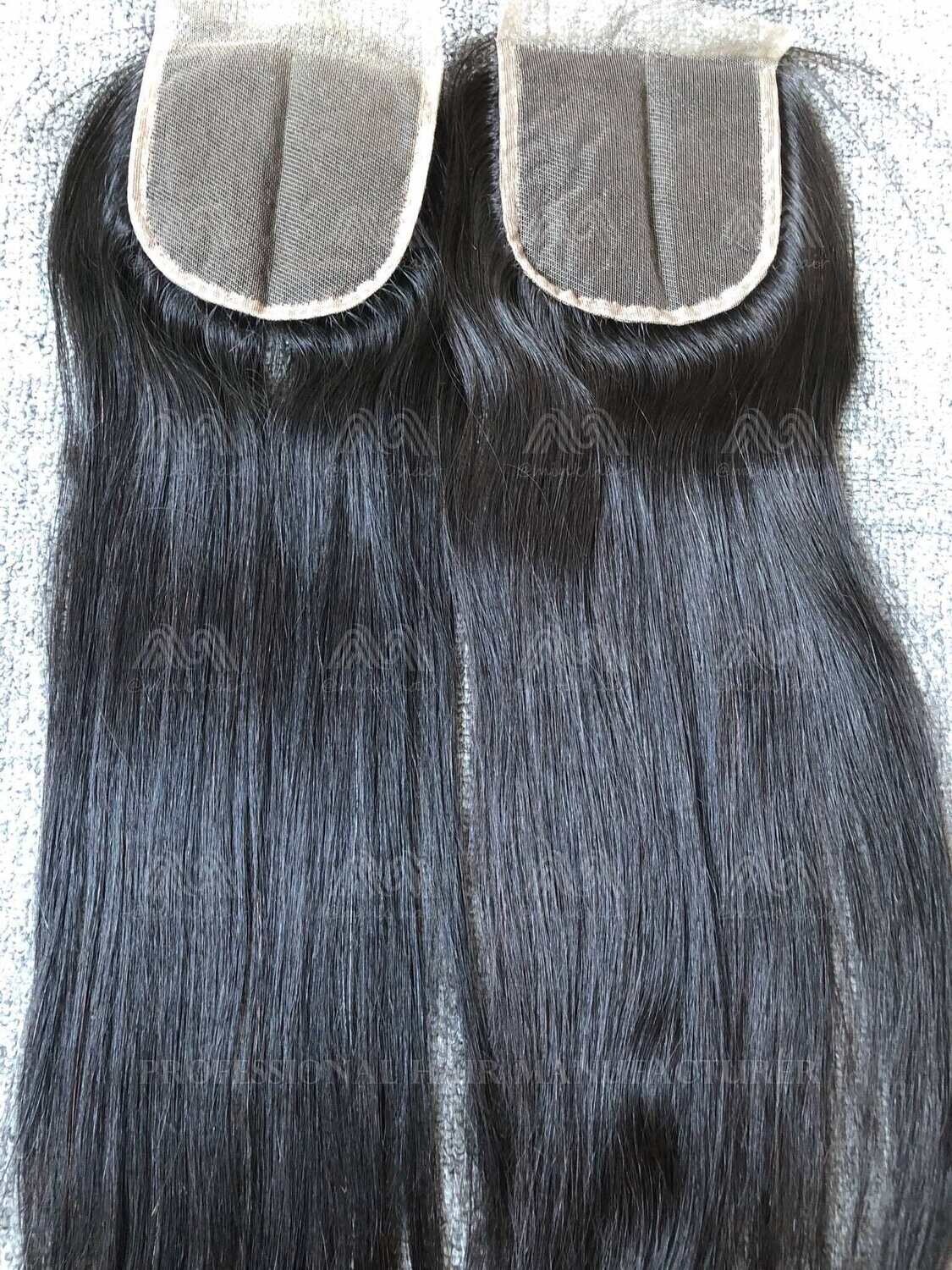 Mink Hair Straight 4X4 Transparent Closure