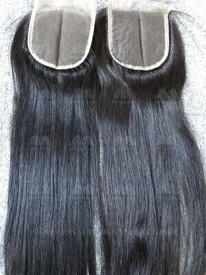 Mink Hair Straight 4X4 Transparent Closure