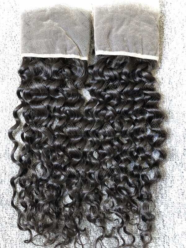 Mink Hair Italian Curly 13X4 Transparent Frontal