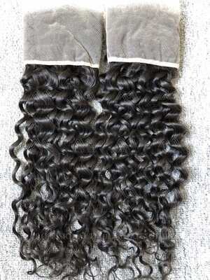 Mink Hair Italian Curly 13X4 Transparent Frontal