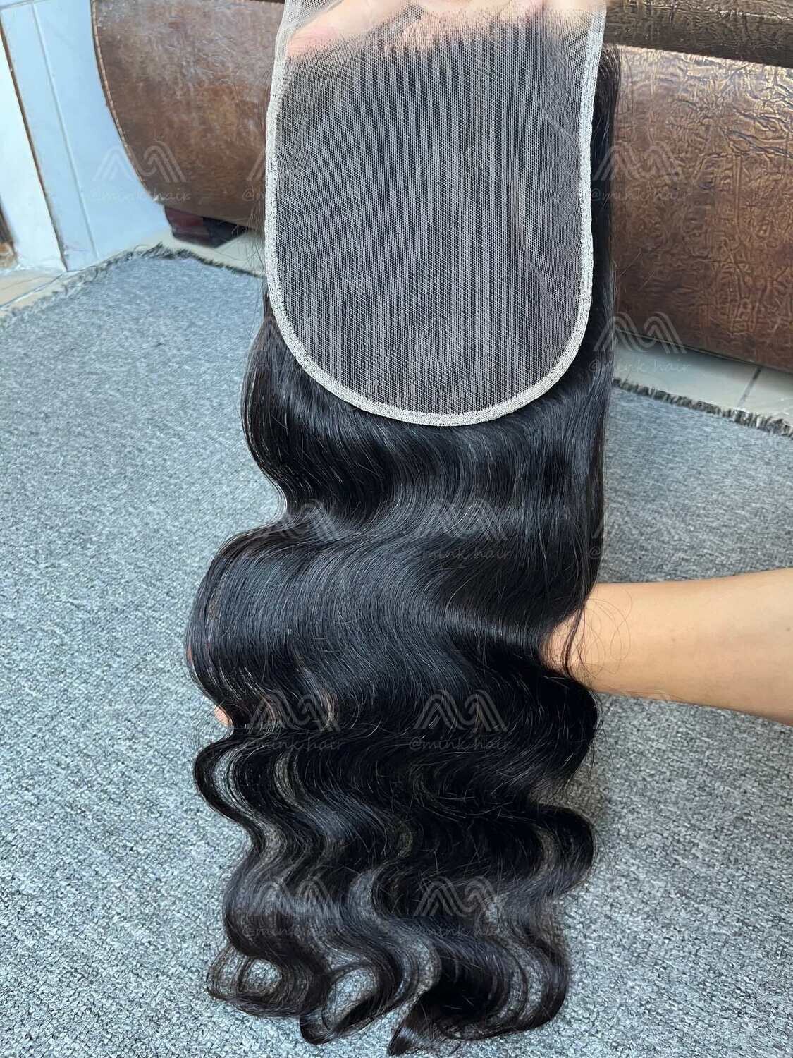 Diamond Hair Body Wave 5x5 Transparent Closure