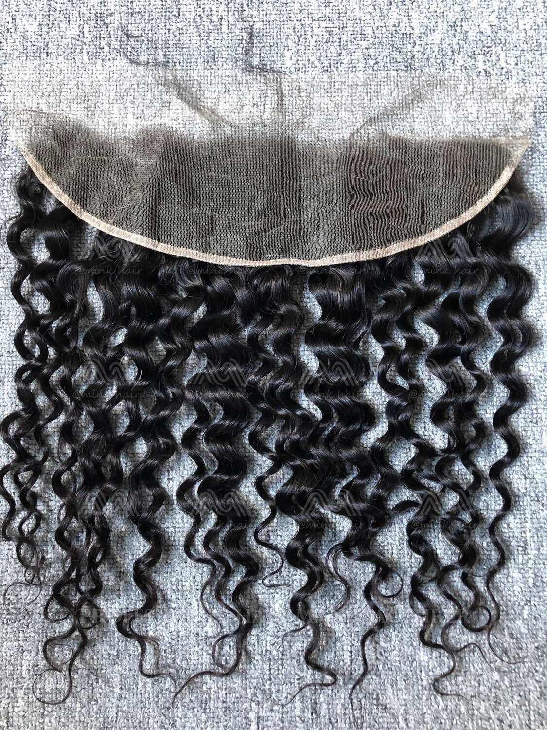 Mink Hair Italian Curly 13X4 HD Frontal