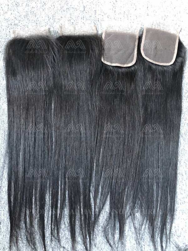 Luxury Hair Straight 4X4 Transparent Closure