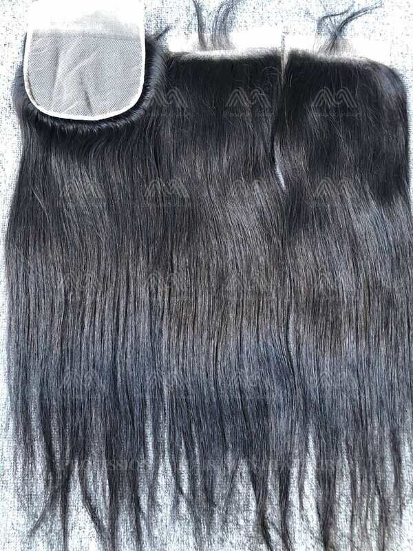 Mink Hair Straight 5X5 Transparent Closure