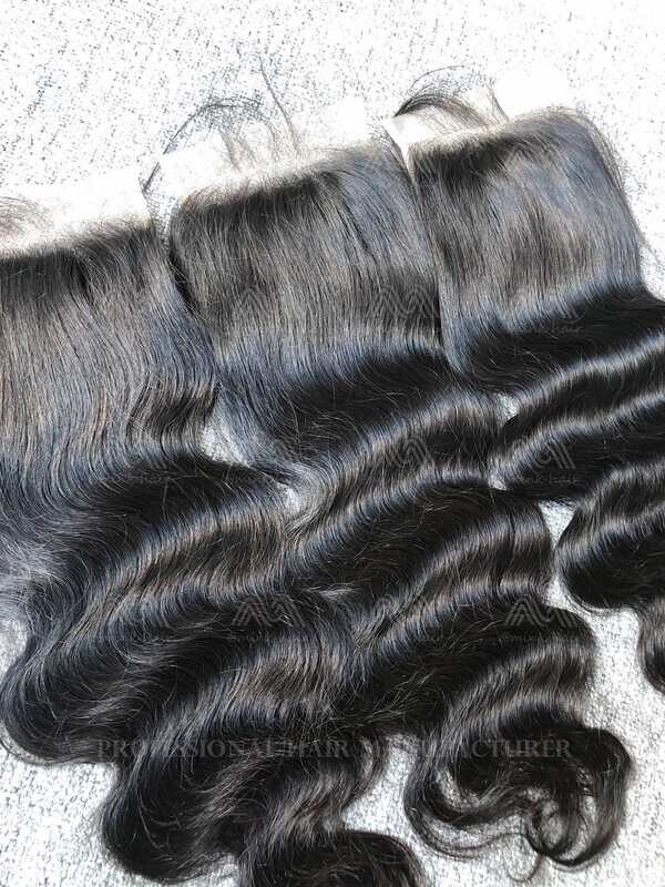 Mink Hair Body Wave 5X5 Transparent Closure