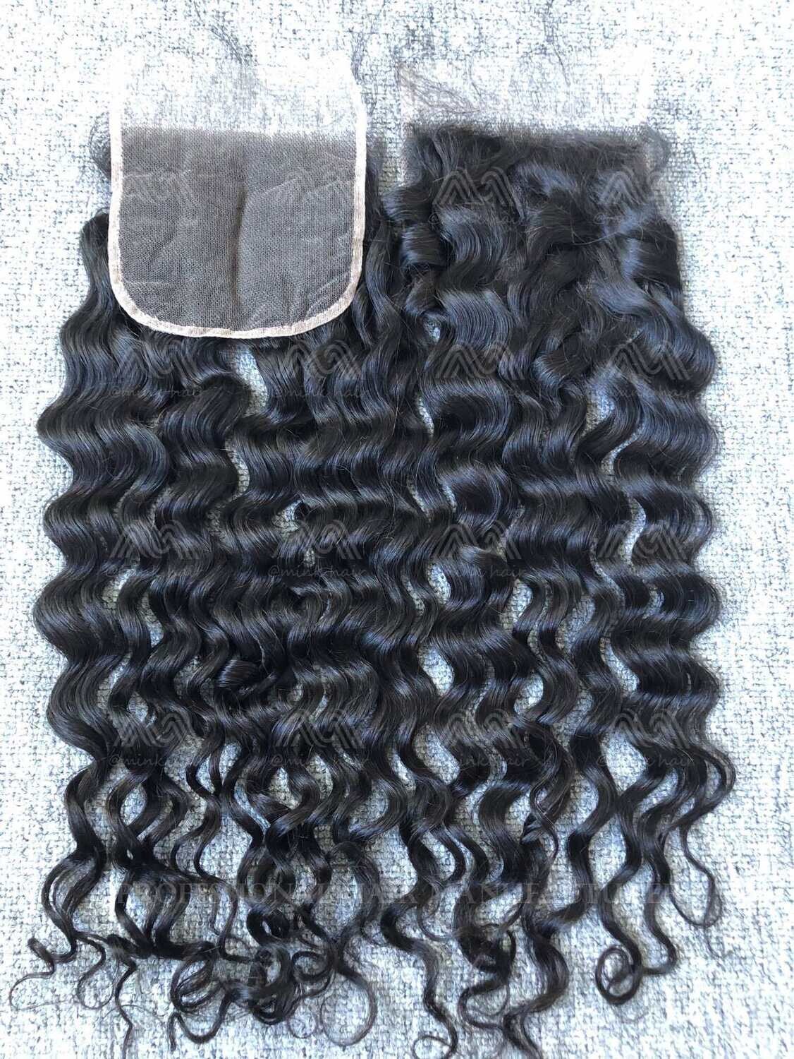 Luxury Hair Italian Curly 5X5 HD Closure