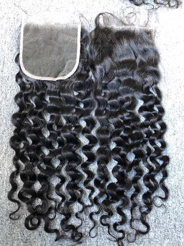 Mink Hair Italian Curly 5X5 HD Closure