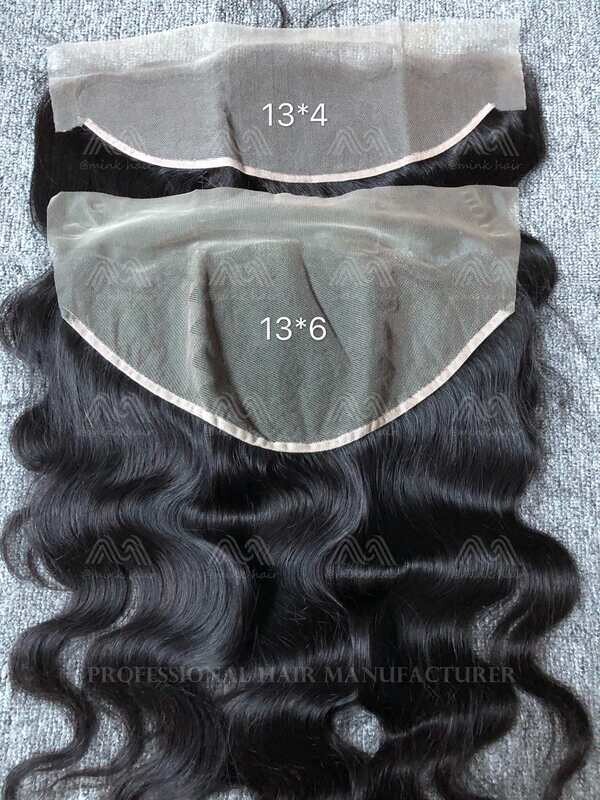 Mink Hair Body Wave 13x6 Transparent Frontal