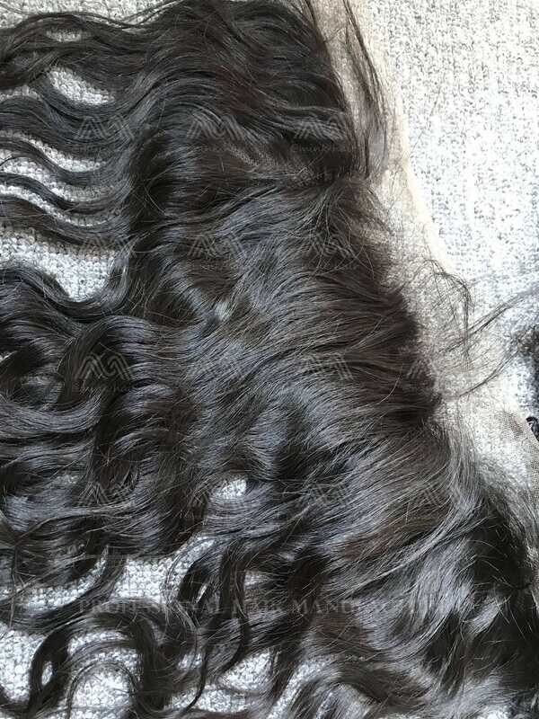 Mink Hair Water Wave 13X4 Transparent Frontal
