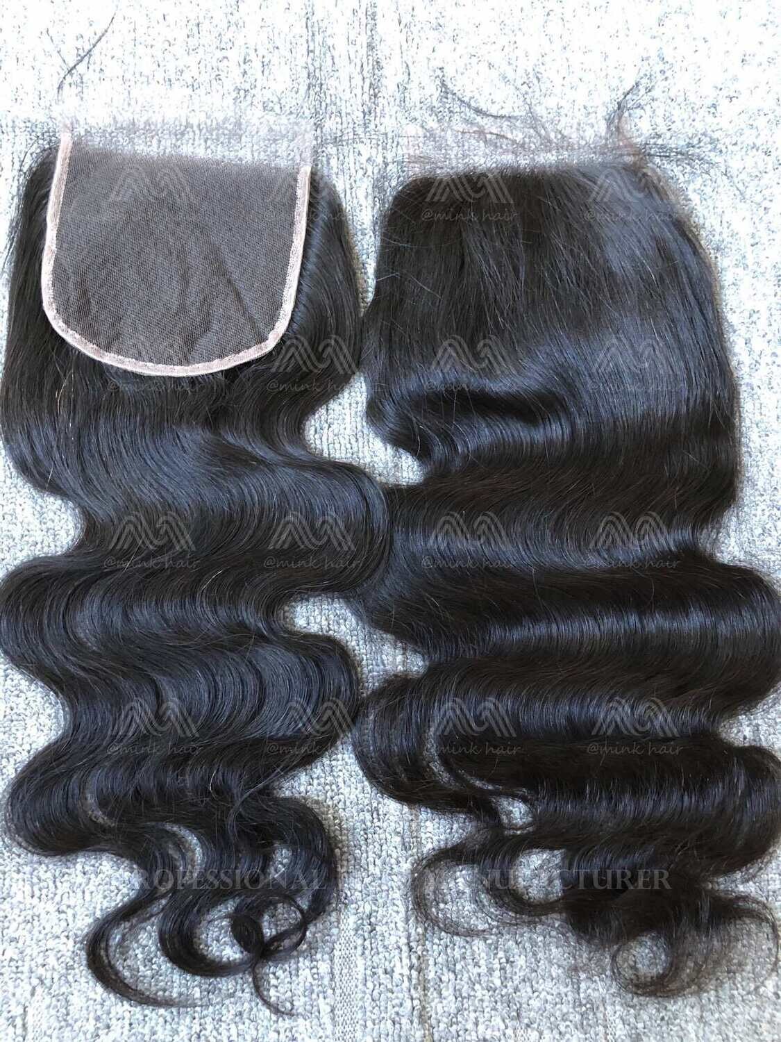 Mink Hair Body Wave 5X5 HD Closure