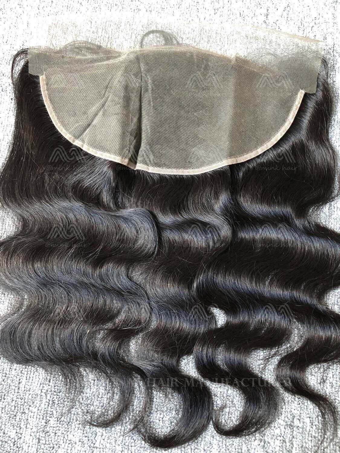 Mink Hair Body Wave 13x6 Transparent Frontal