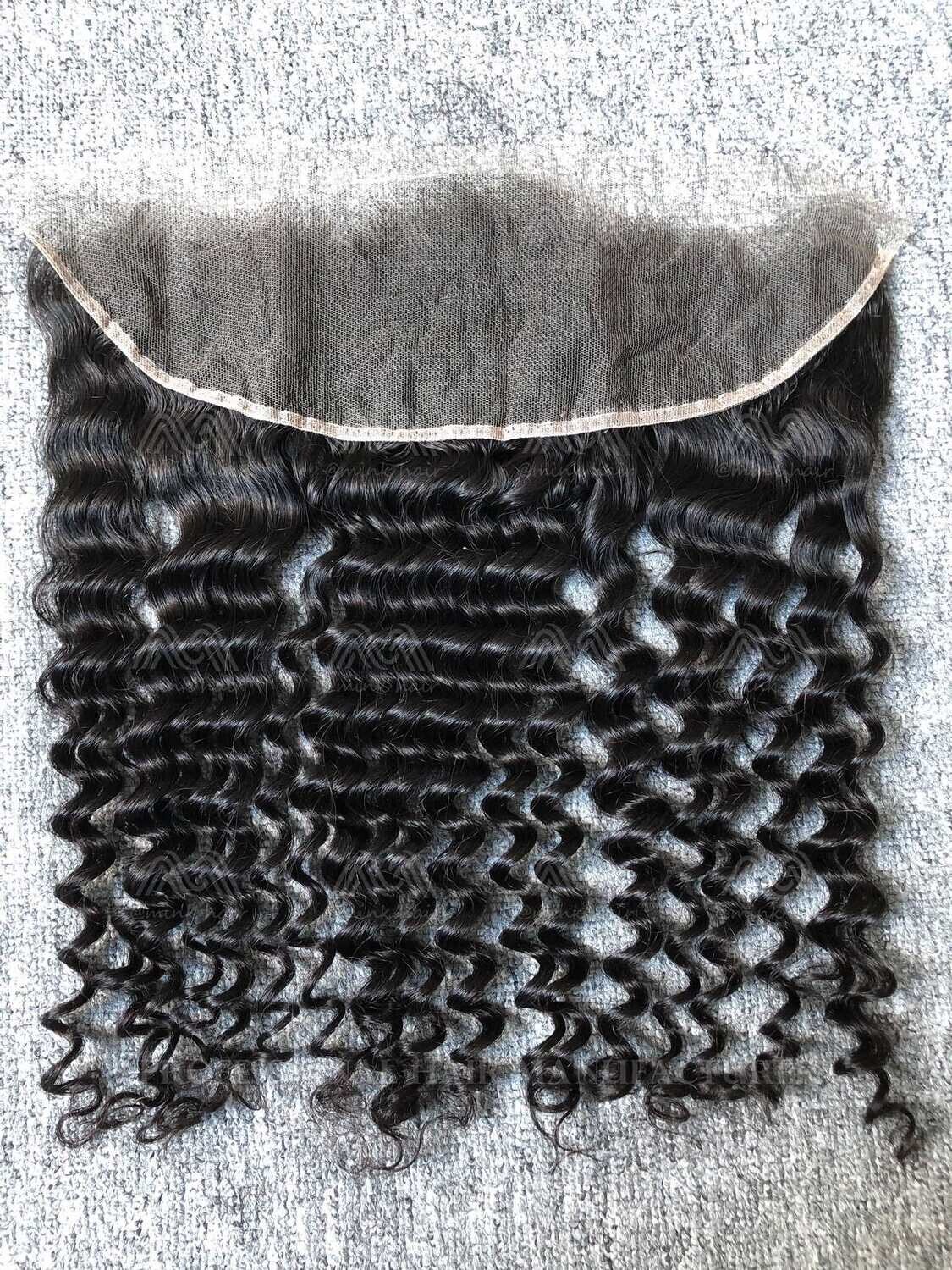 Mink Hair Deep Wave 13X4 HD Frontal