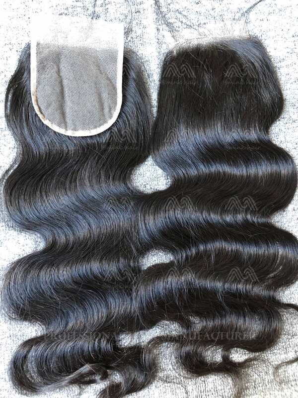 Mink Hair Body Wave 4X4 Transparent Closure
